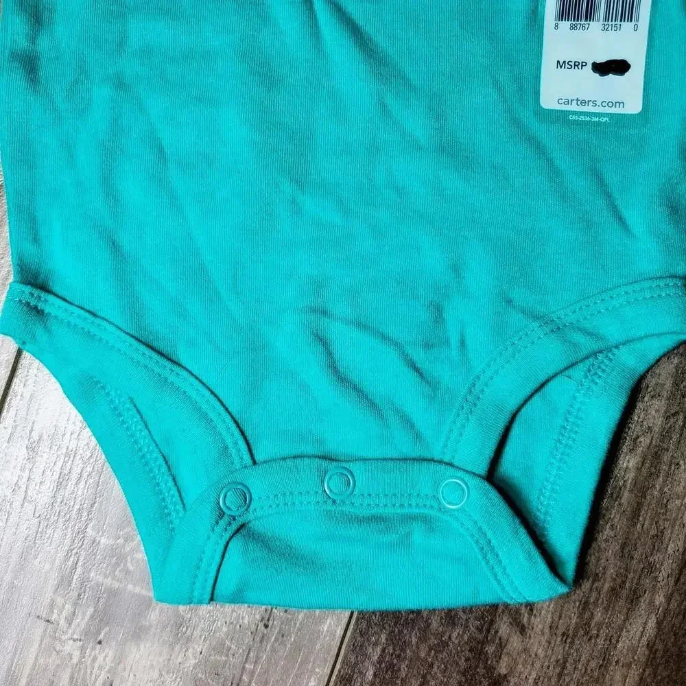 NWT Carter's Baby Boys Ladies Man Bodysuit Green Size 3 months
